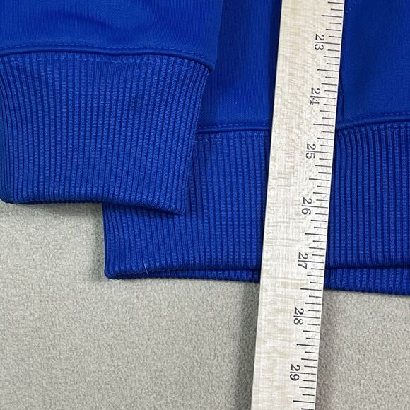 Adidas Hoodie Mens Large Blue Bulldogs Sweatshirt Pullover Sweater Adult - Picture 6 of 11